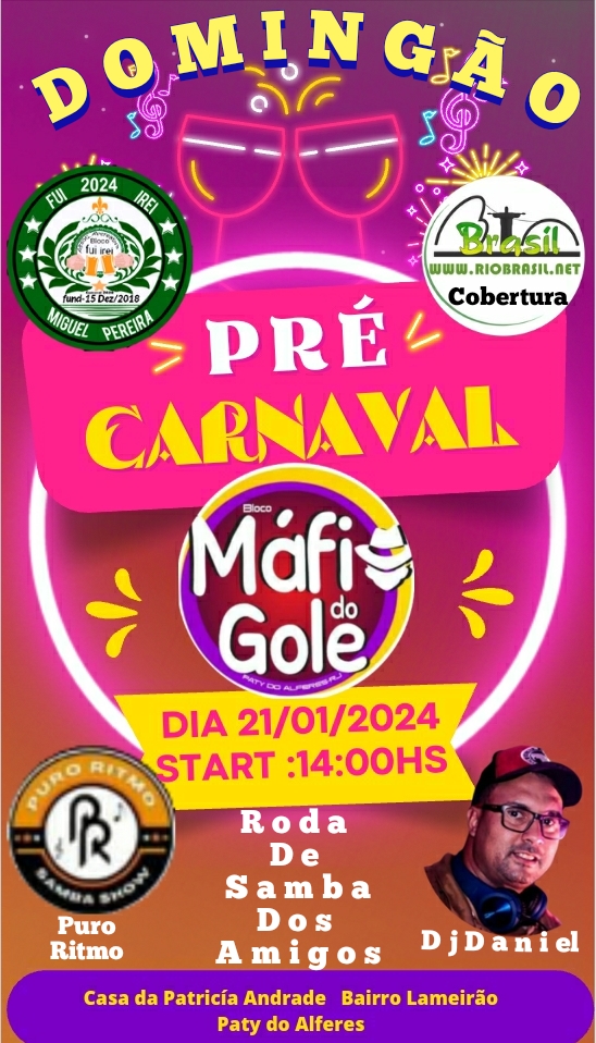 Pr� Carnaval do Bloco M�fia do Gole com 