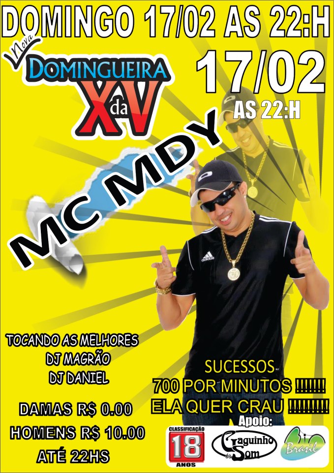 MC MDY NA DOMINGUEIRA DA XV