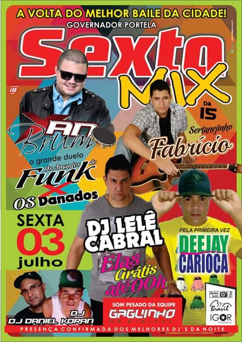 SEXTAMIX DA XV COM YAN BRUM, FABRICIO , 