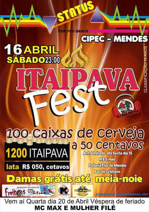 ITAIPAVA FEST NO CIPEC