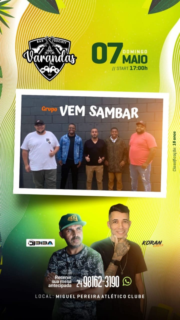 Grupo Vem Sambar no Varandas