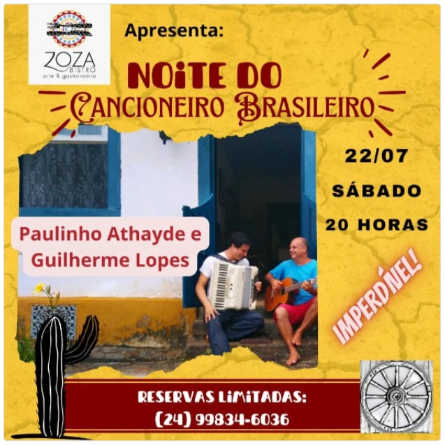 NOITE DO CANCIONEIRO BRASILEIRO COM PAUL