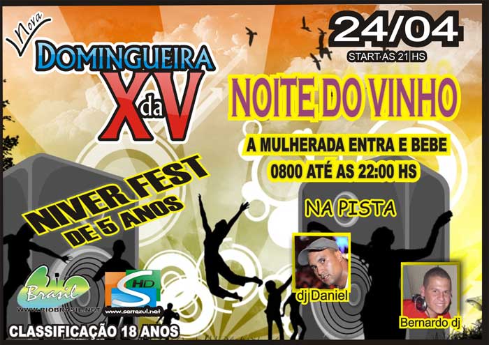 NIVER FEST DA DOMINGUEIRA DA XV - DAMAS 
