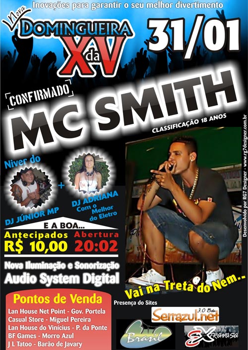MC SMITH NA DOMINGUEIRA DA XV