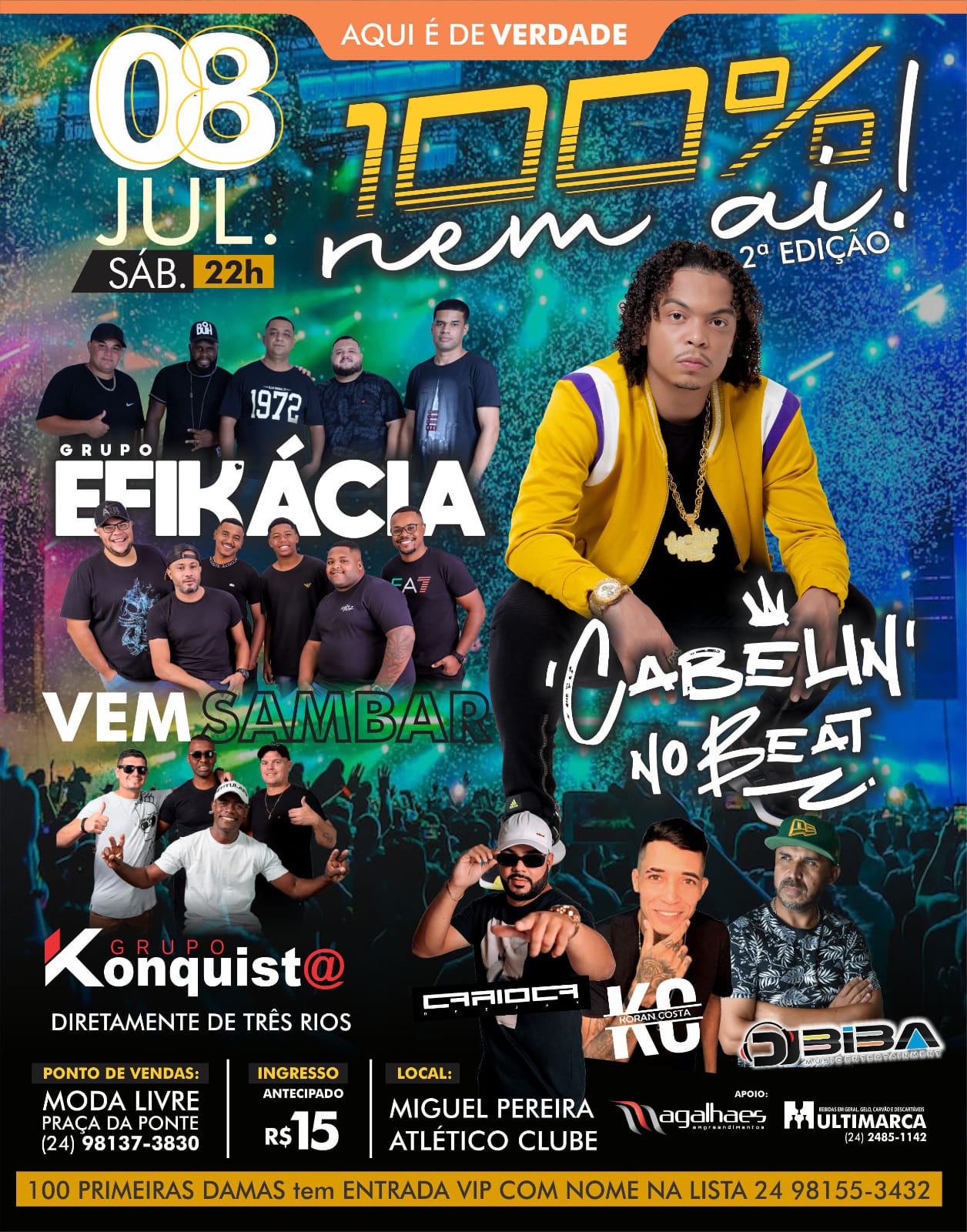 100% Nem A� 2� Edi��o | Grupo Efik�cia, 