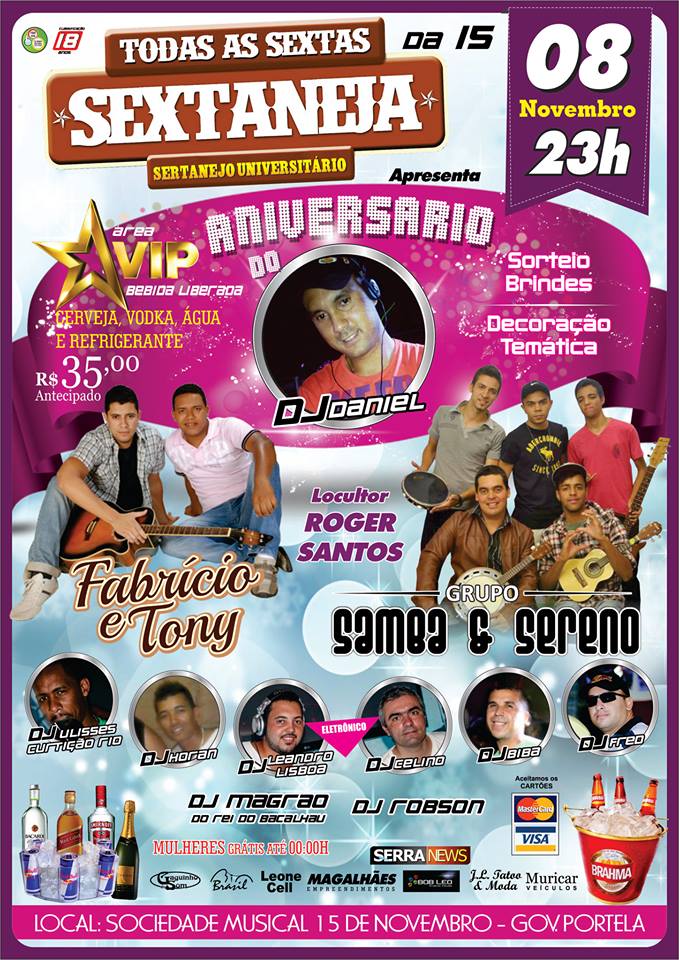 FESTA DE ANIVERS�RIO DO DJ DANIEL NA SEX