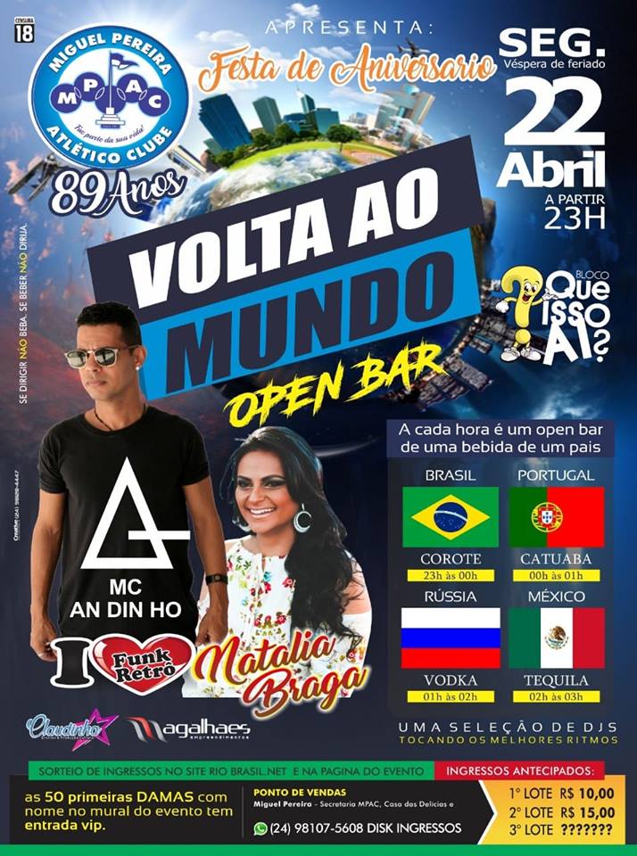 FESTA DE ANIVERS�RIO | VOLTA AO MUNDO OP