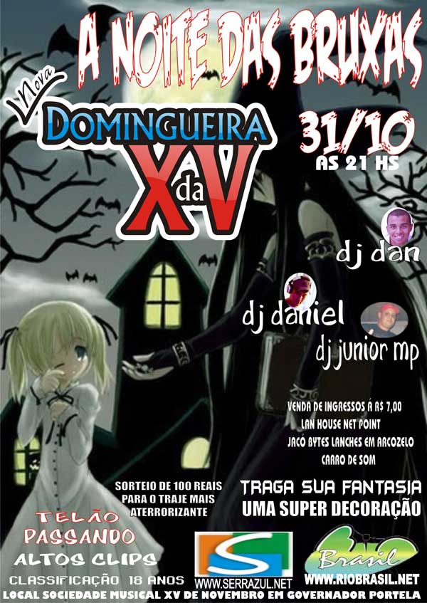 NOITE DAS BRUXAS NA DOMINGUEIRA DA XV