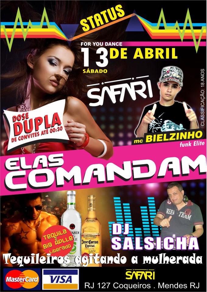 ELAS COMANDAM A FESTA MC BIELZINHO E TEQ