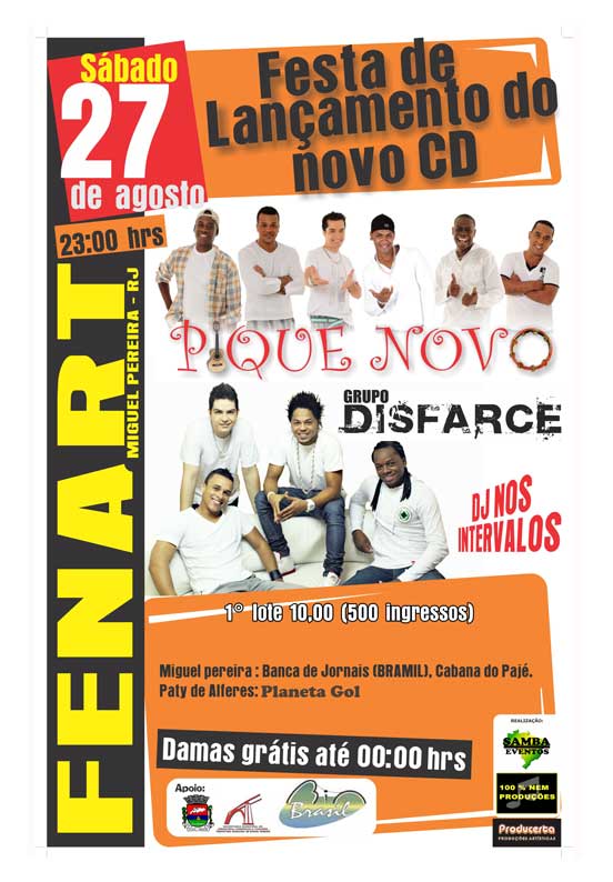 FESTA DE LAN�AMENTO DO NOVO CD - PIQUE N