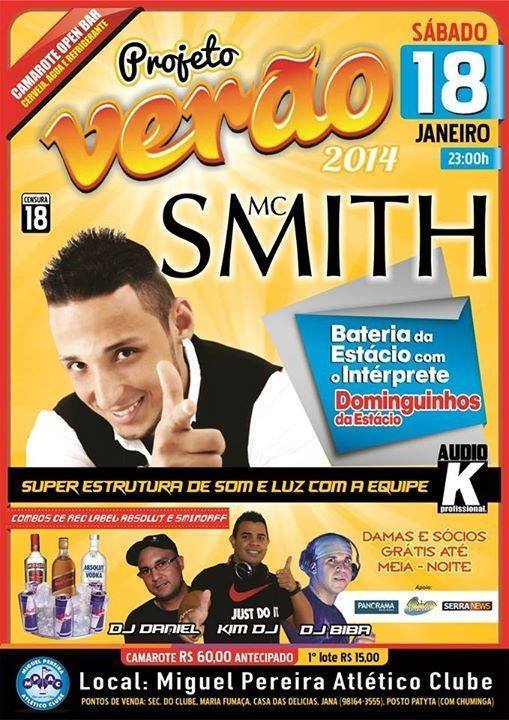 PROJETO VER�O 2014 COM MC SMITH E BATERI