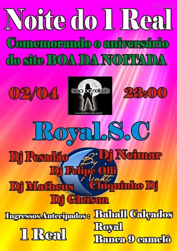 aniversario do site boa da noitada