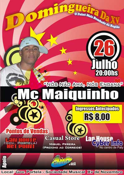 Mc Maiquinho na Domingueira da XV