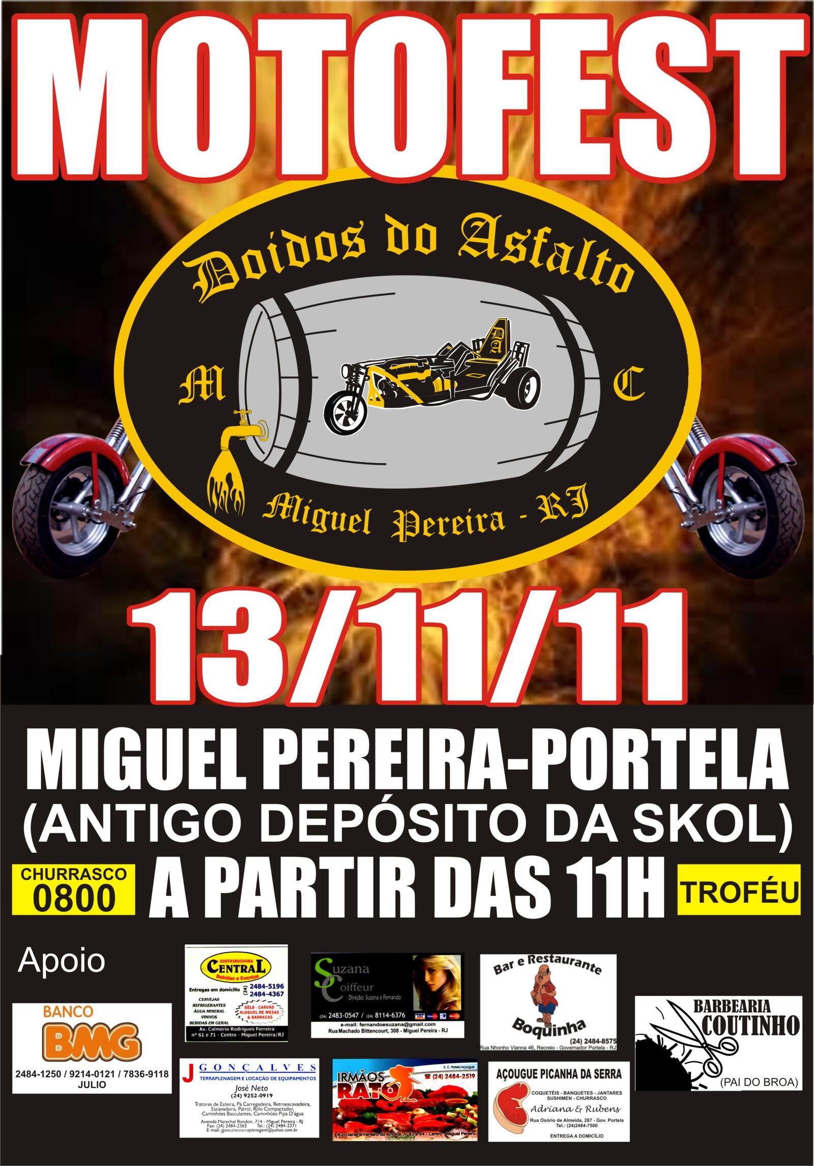 Grande festa dos doidos do asfalto Motoc