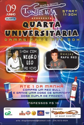 QUARTA UNIVERSIT�RIA NA BOATE TONTERIA E