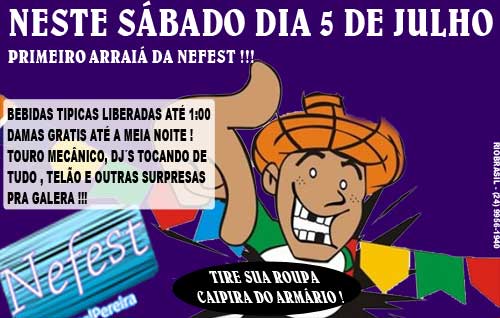 Primeiro arrai� da Nefest