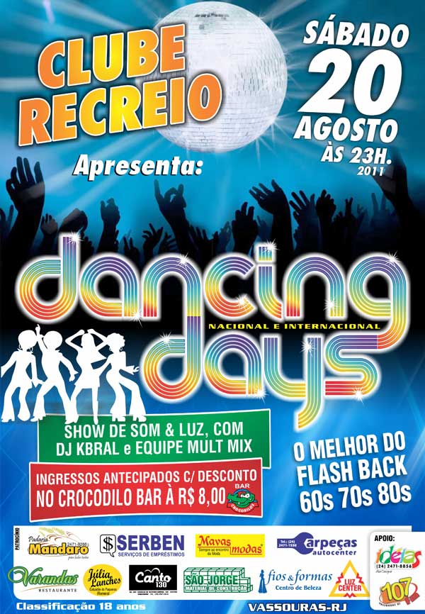 CLUBE RECREIO APRESENTA : DANCYNG DAYS