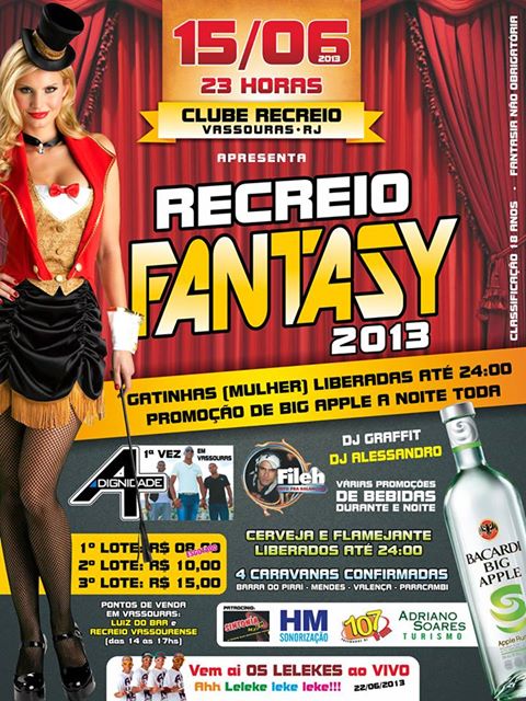 RECREIO FANTASY 2013