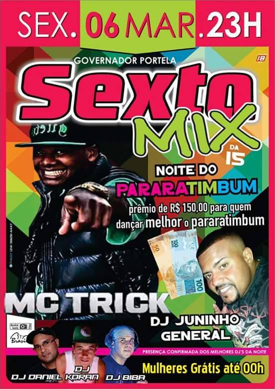 SEXTA MIX DA XV - NOITE DO PARARATIMBUM 