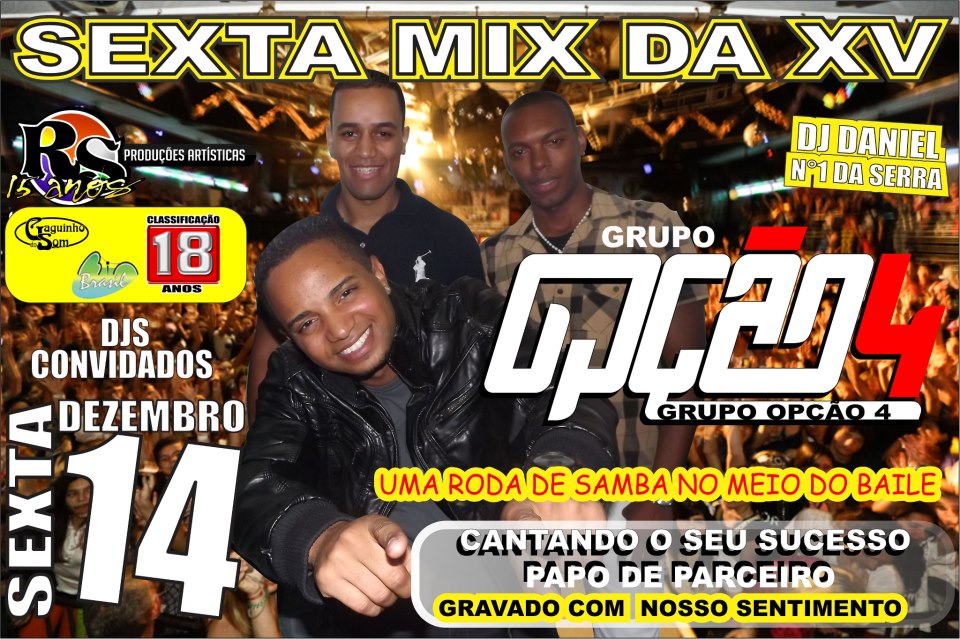 ROSA DE SAMBA NA SEXTA MIX COM GRUPO OP�