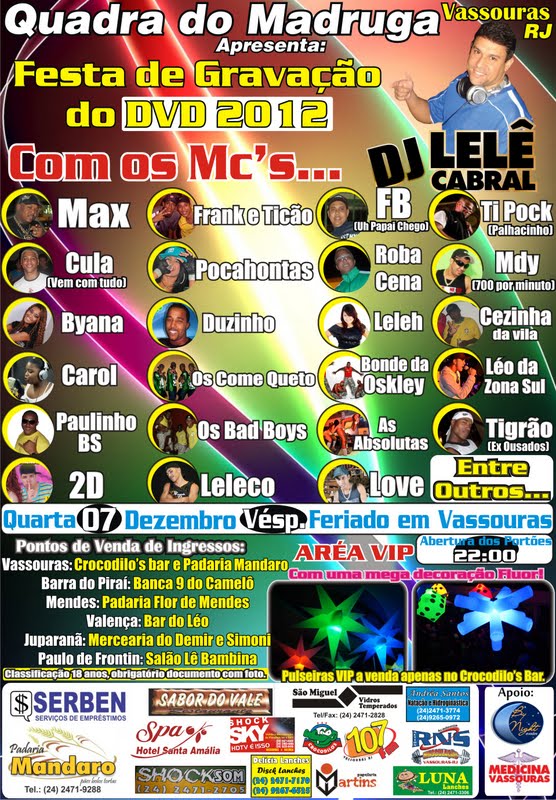 Grava��o DVD DJ LEL� CABRAL 2012