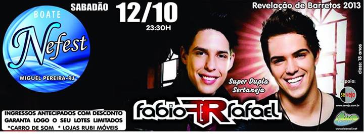 FABIO E RAFAEL NA NEFEST - DIRETAMENTE D