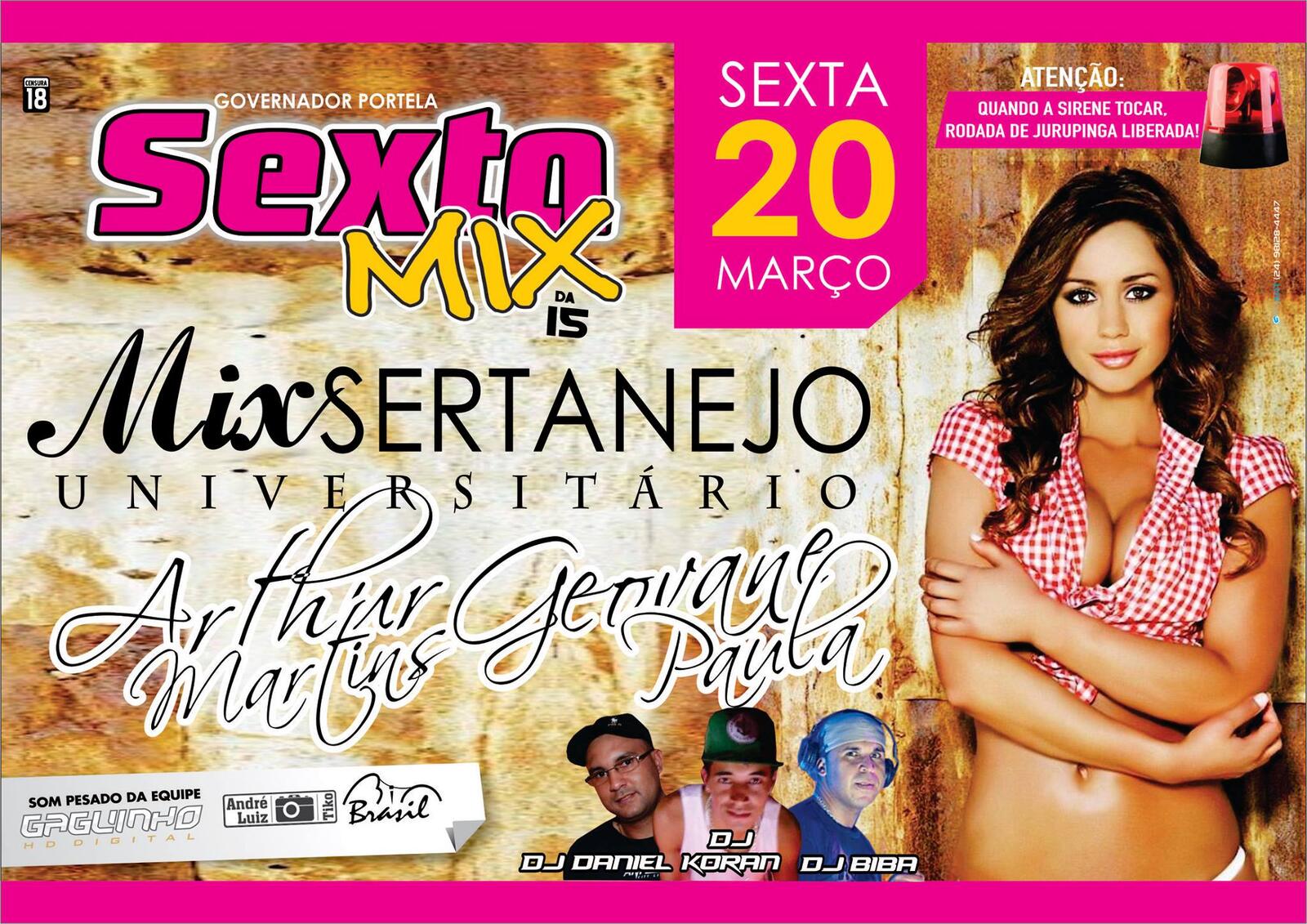 MIX SERTANEJO UNIVERSIT�RIO - ARTHUR MAR