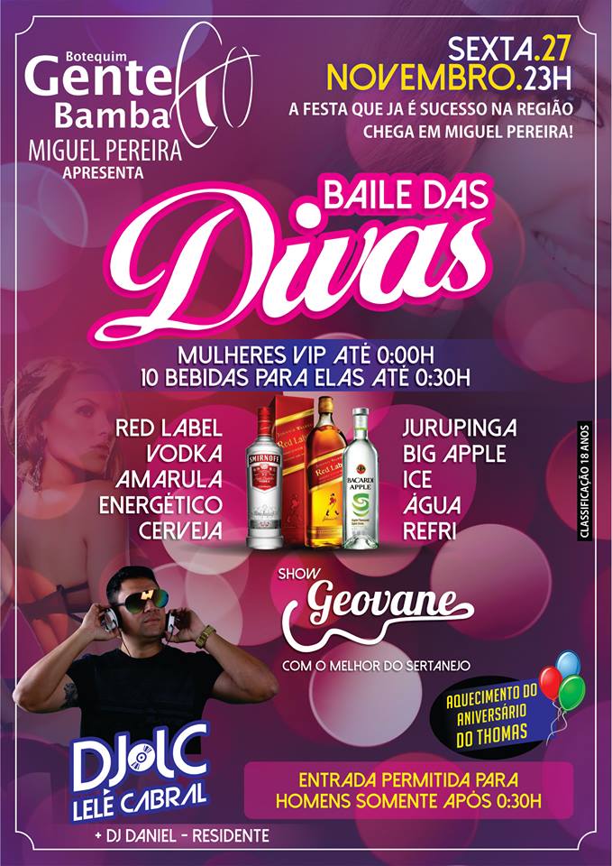 BAILE DAS DIVAS NO GENTE BAMBA