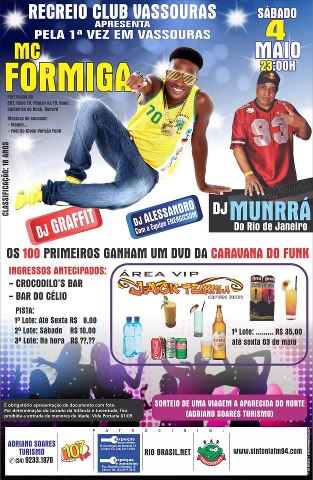MC FORMIGA ((( 1� VEZ EM VASSOURAS )))