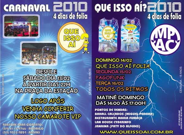 14/02/2010 - MATIN� do Bloco Que Isso A�