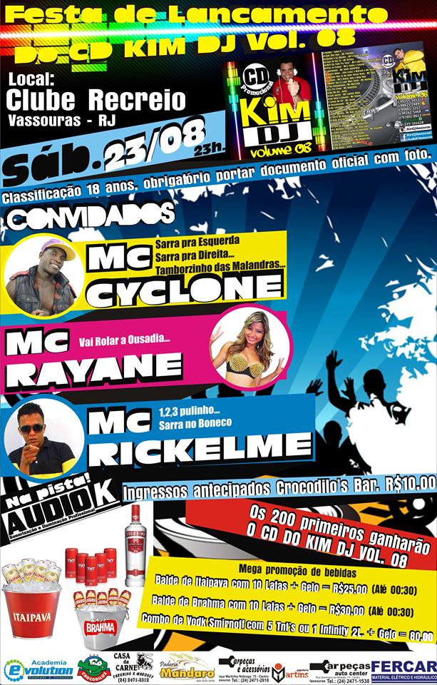 FESTA DE LAN�AMENTO DO CD KIM DJ VOL. 02