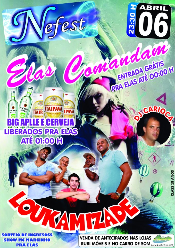 FESTA ELAS COMANDAM NA NEFEST COM GRUPO 