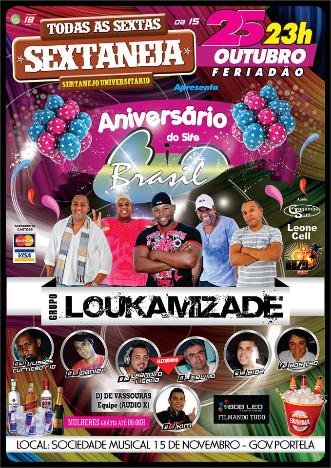 FESTA DE ANIVERS�RIO DE 10 ANOS DO SITE 