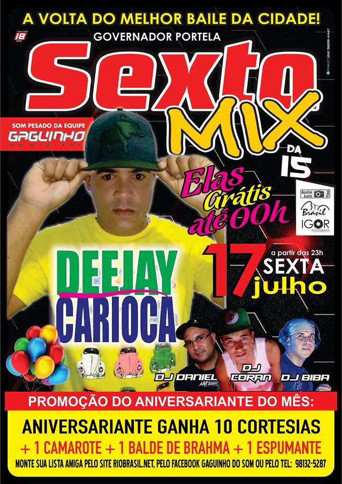 SEXT MIX DA XV COM DEEJAY CARIOCA, DANIE