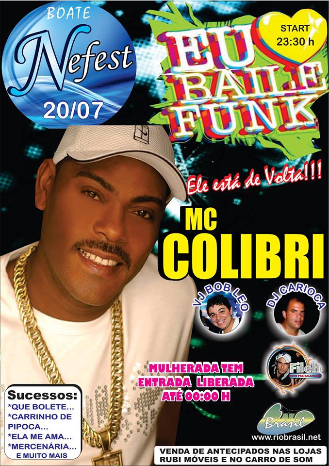 EU AMO BAILE FUNK NA NEFEST COM MC COLIB