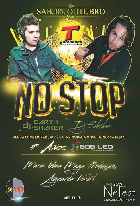 FESTA NO STOP NA NEFEST - 07 ANOS BOB LE