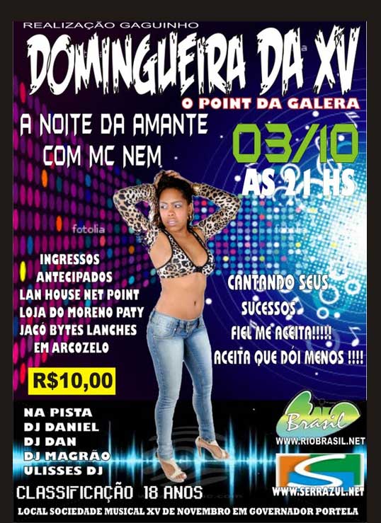 A NOITE DA AMANTE COM MC NEM NA DOMINGUE