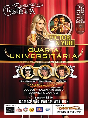 QUARTA UNIVERSIT�RIA COM VICTOR E YURI N