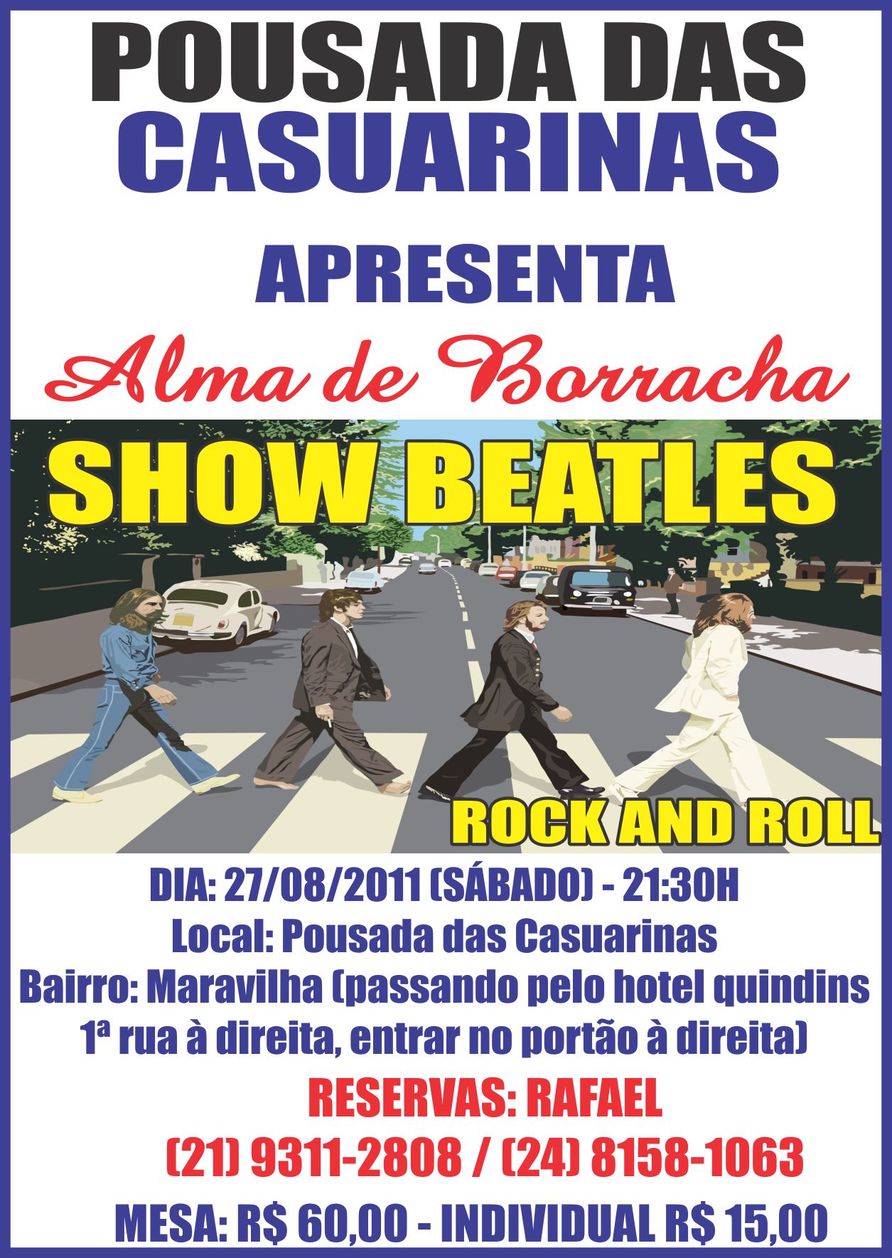 POUSADA CASUARINAS APRESENTA : BANDA ALM