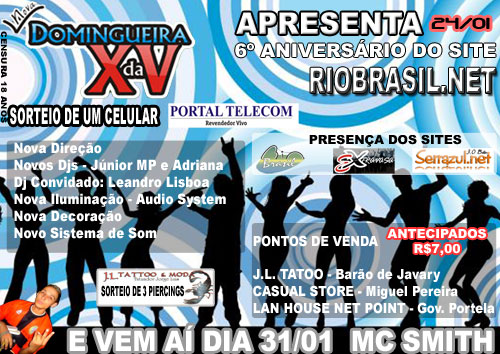 FESTA DE ANIVERS�RIO DE SEIS ANOS DO SIT