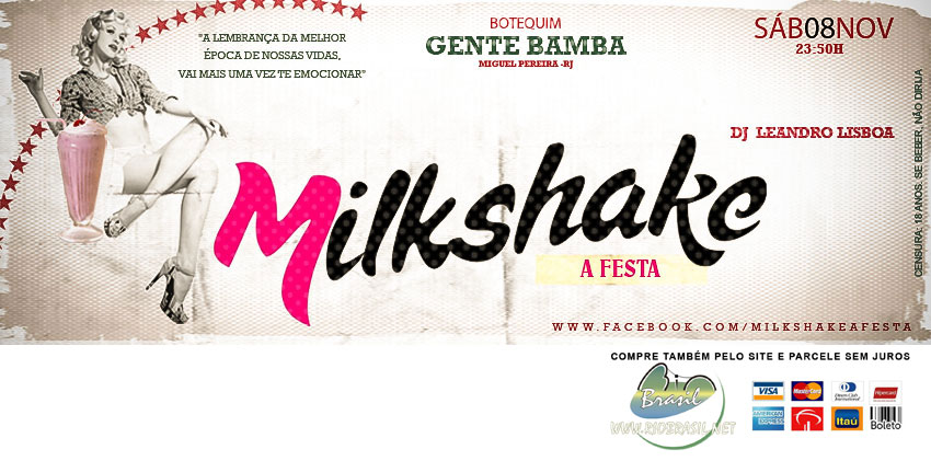 MILKSHAKE A FESTA