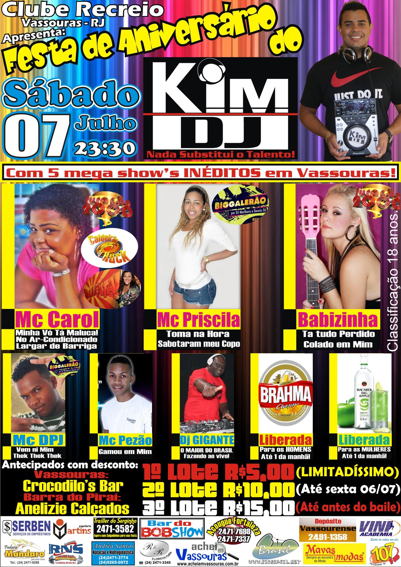Festa de Anivers�rio do KIM DJ