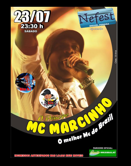 MC MARCINHO - O PR�NCIPE DO FUNK NA BOAT