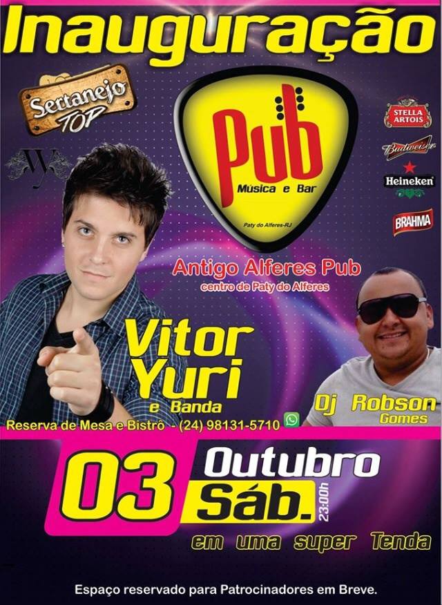 INAUGURA��O DO PUB MUSICA E BAR COM VITO