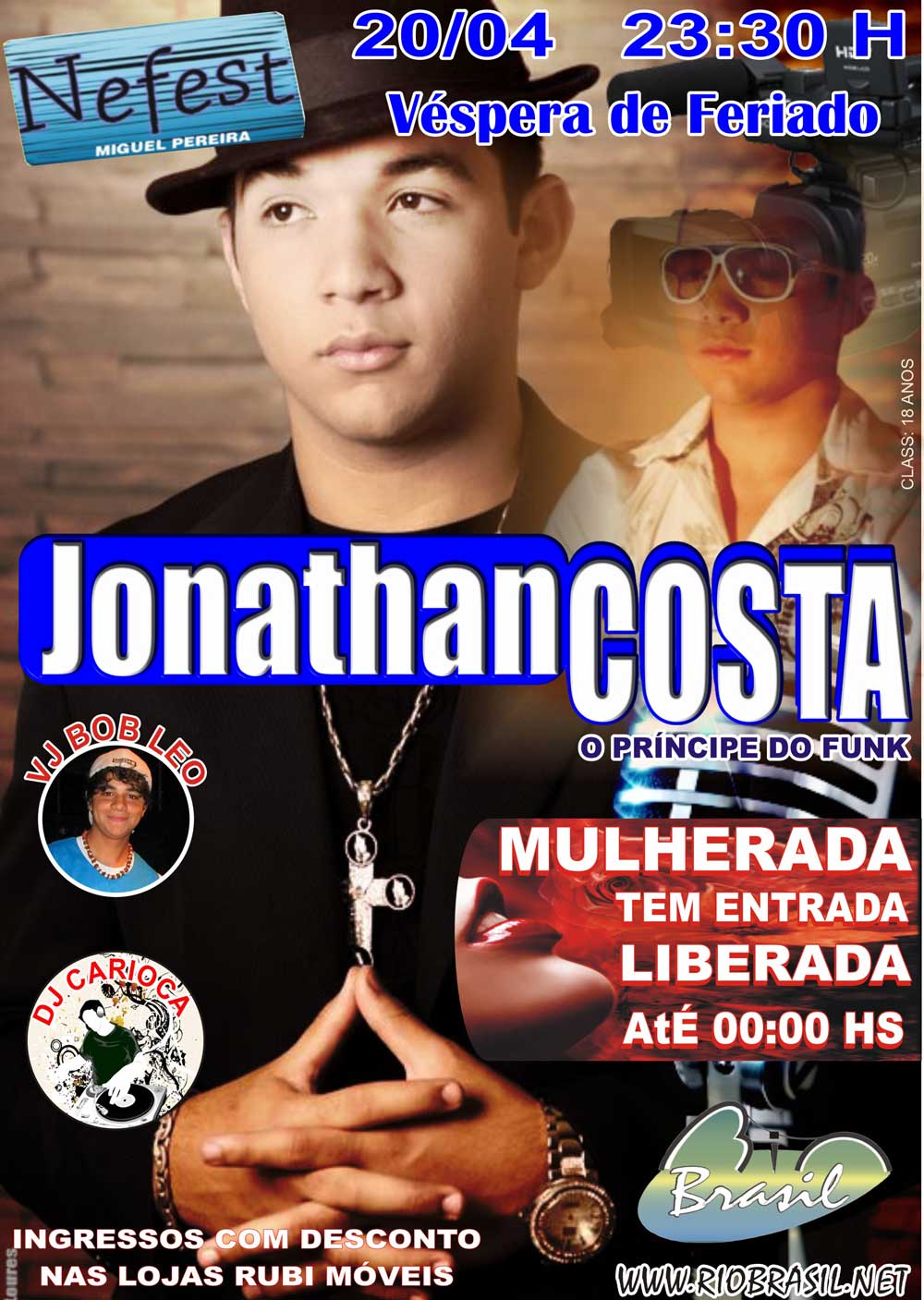 BOATE NEFEST APRESENTA JONATHAN COSTA O 