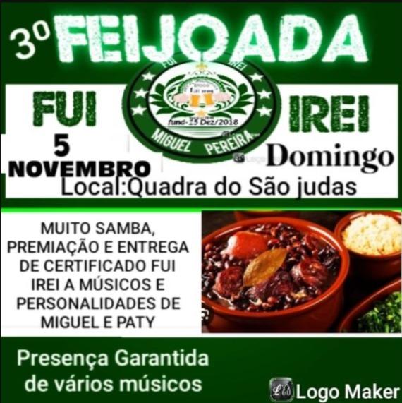 3� Feijoada do Bloco Fui Irei