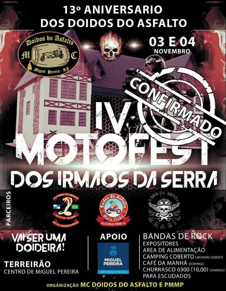 13� ANIVERS�RIO DOS DOIDOS DO ASFALTO