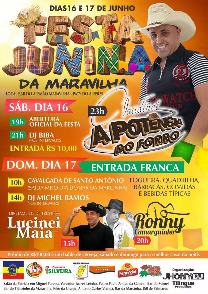 FESTA JUNINA DA MARAVILHA | DOMINGO CAVA