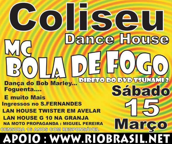 Mc Bola de Fogo no Coliseu Dance House