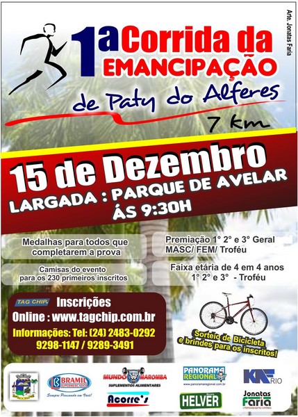 1� CORRIDA DA EMANCIPA��O DE PATY DO ALF